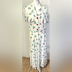 Vintage Desert West Dress By Sherry Holt 
Western Bohemian Cottagecore 
Medium